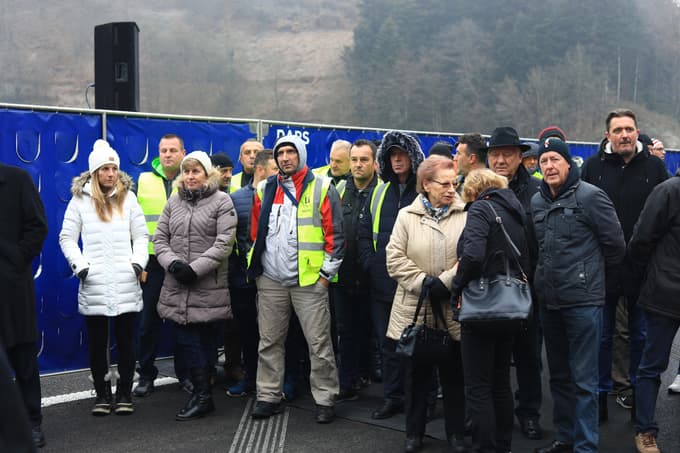 (FOTO in VIDEO) Podlehnik-Gruškovje: Odprt še zadnji del podravske avtoceste
