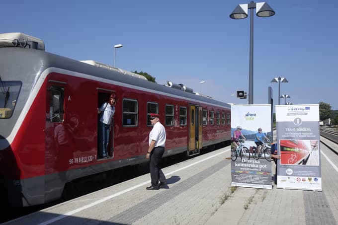 Čezmejni kolesarski vlak v Pliberku