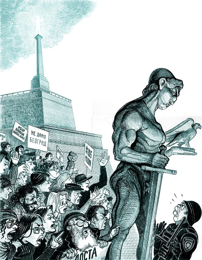 Beograd proti Vučiću