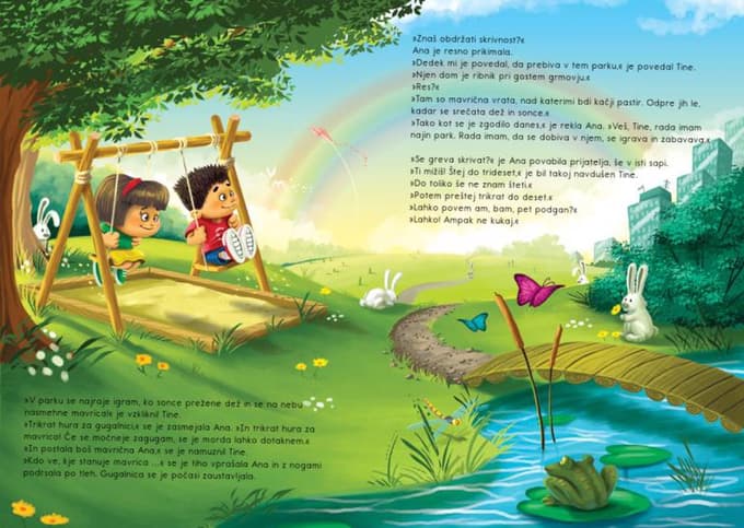 Zgodbe so čarobne, risbe lepe.