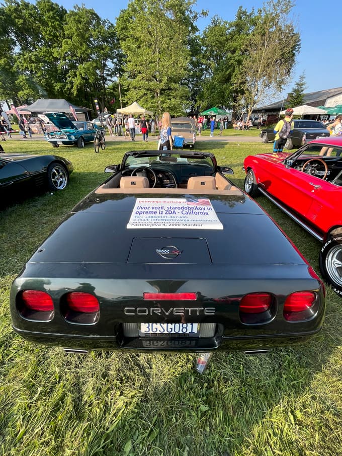 (FOTO) Ameriški avtomobili, rock'n'roll in pin-up-dekleta zasedli mariborsko športno letališče