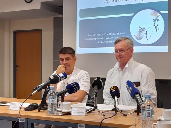 Vodstvo celjske bolnišnice: Dragan Kovačić in Radko Komadina