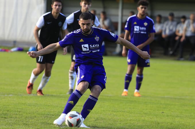 Novinec Xhuliano Skuka je suvereno izkoristil kazenski udarec.