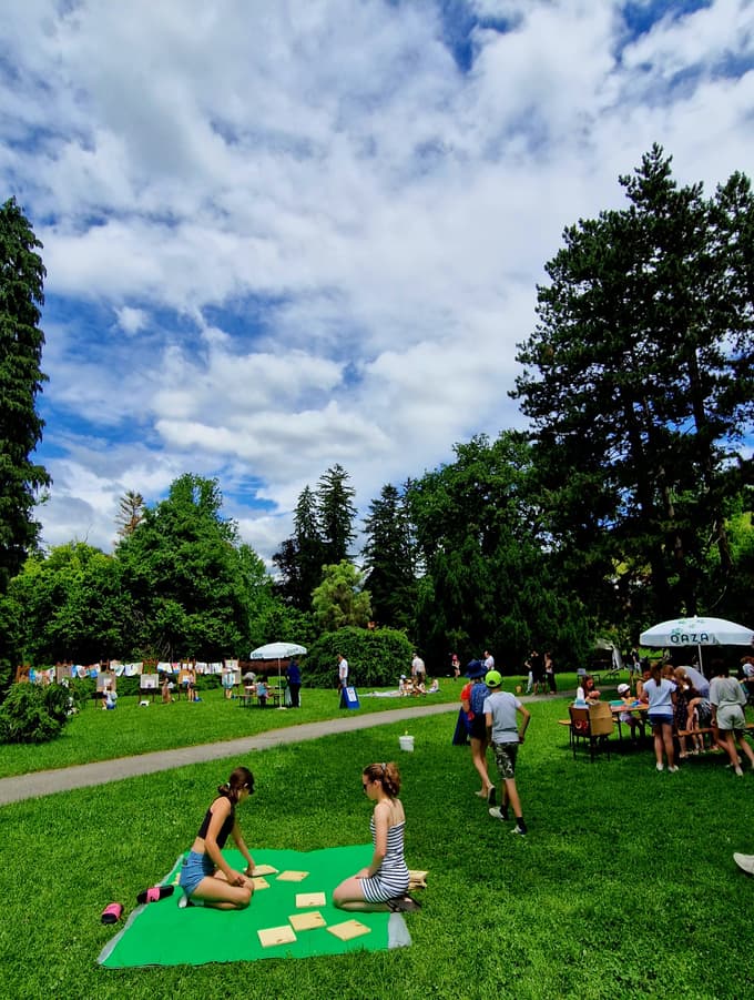 Art kamp: Drevesa, kičkanje, glasba in ples