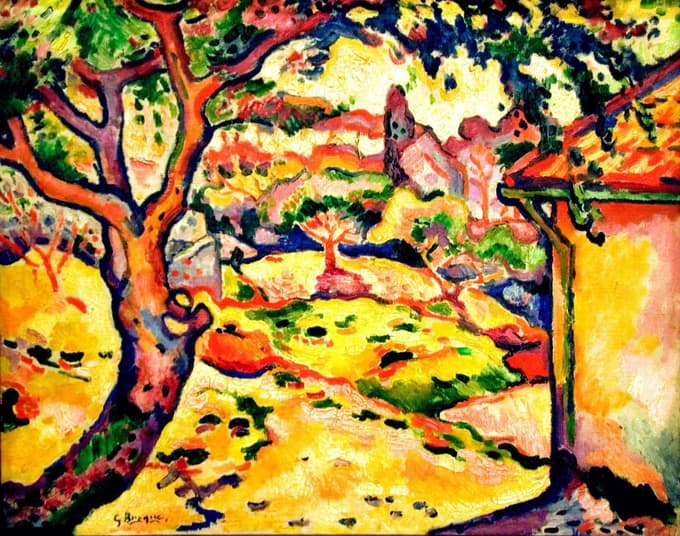 Delo slikarja Georgesa Braqua, ki ga je vlomilec z nadimkom Spiderman ukradel iz pariškega Muzeja moderne umetnosti