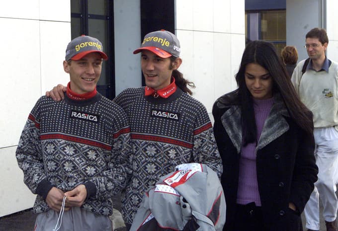 Bine Norčič, Primož Peterka in Renata Bohinc leta 2000.