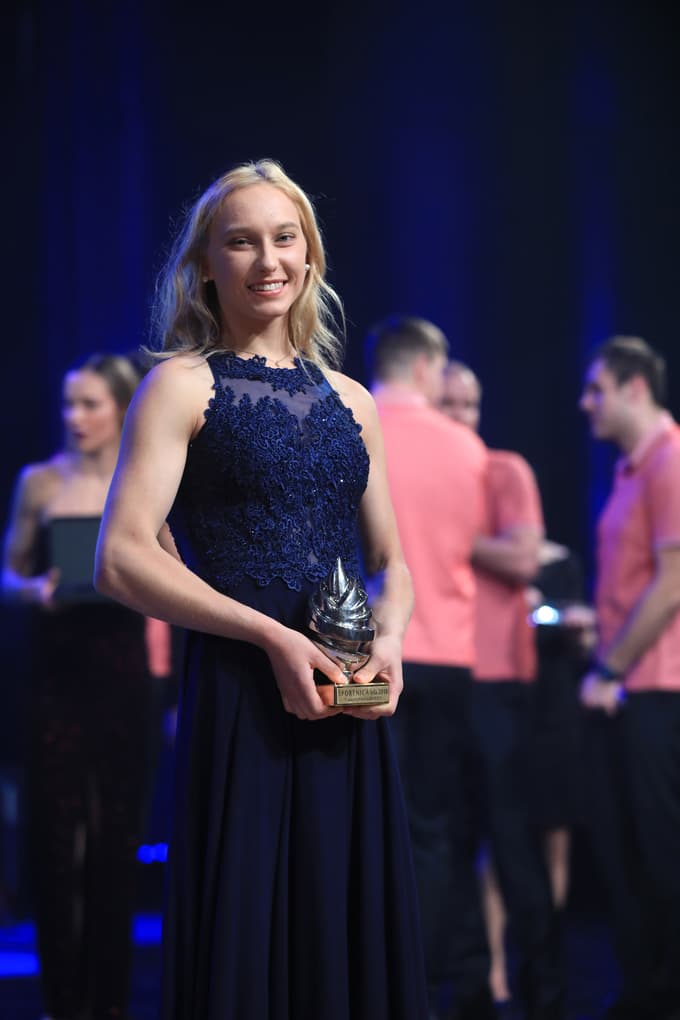 Na prireditvi Športnik leta 2018 v Cankarjevem domu