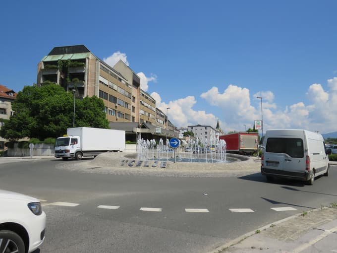 Če bo v Celju vendarle izveden protest, bo organiziran na tem krožišču. 