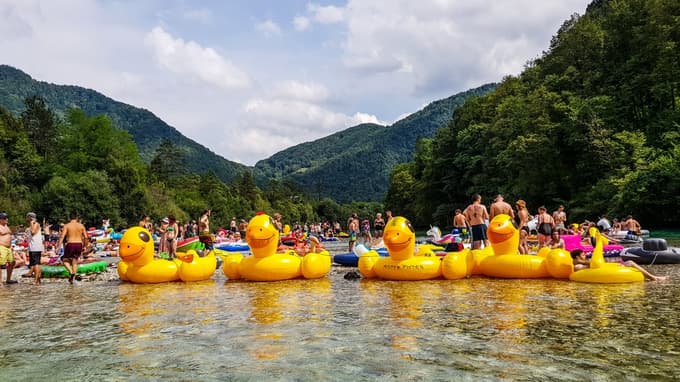 Uživanje na sotočju ...