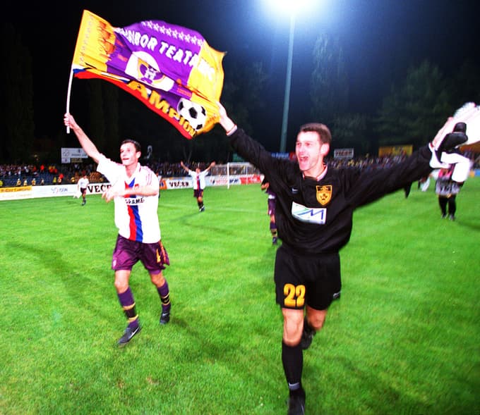 Muamer Vugdalić in Marko Simeunović po tekmi nista skrivala velikega veselja.