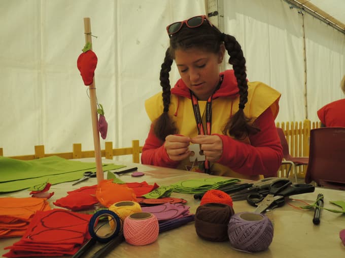 Ustvarjalne delavnice so še danes steber Pikinega festivala. 