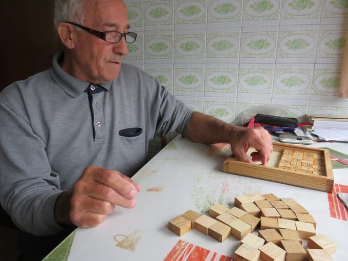 Jože Borštner s svojo igro