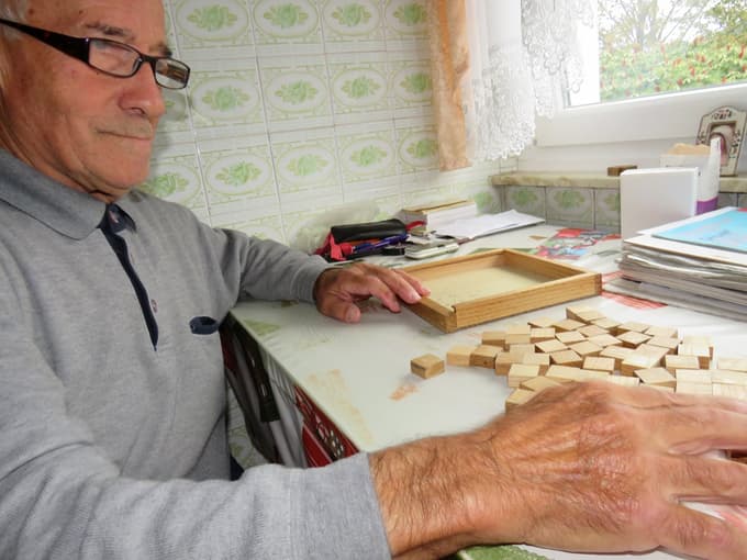 Jože Borštner s svojo igro