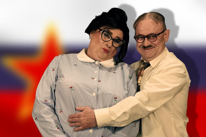 Z Vladom Novakom v predstavi I love Njofra