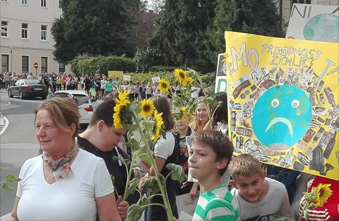 Podnebni štrajk v Ormožu. 