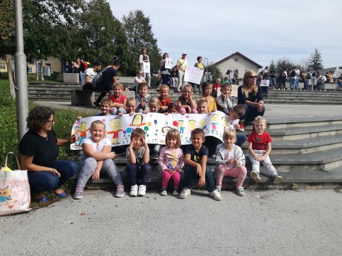 Podnebni štrajk na Ptuju.