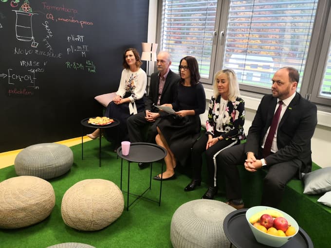 Ob odprtju študijske projektne sobe