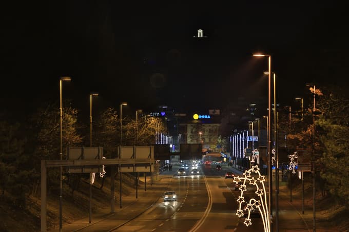 Piramida danes, 8. decembra 2019, ko se lučke na Piramidi nepričakovano niso prižgale.