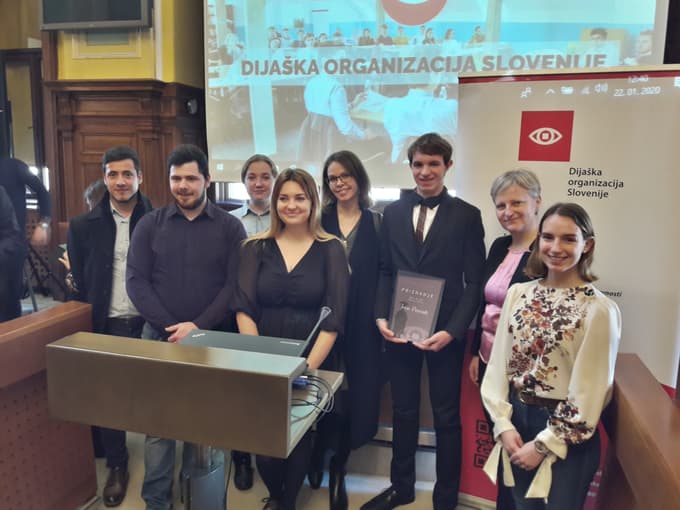 Ivan Praznik, naj dijak