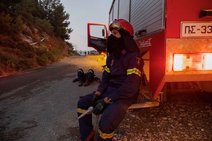 (FOTO) Slovenski turisti na Rodosu na varnem, agencije ne opažajo, da bi se želel kdo predčasno vrniti domov