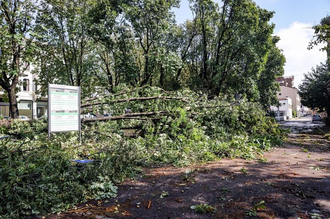 (FOTO) Pekel, apokalipsa: Sever Italije ponoči zajela silovita nevihta, še prej v naši bližini padala rekordna toča