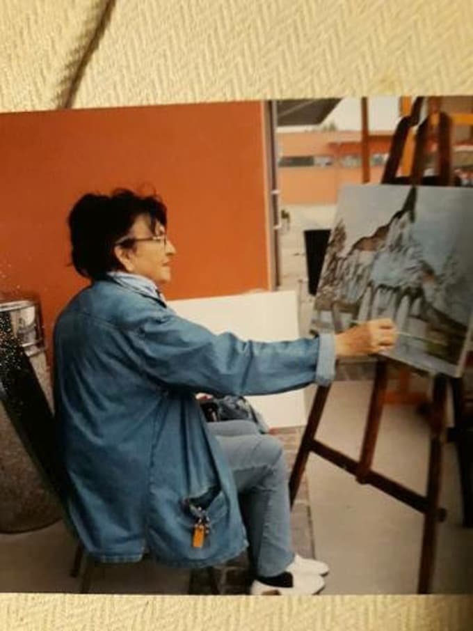 Cecilija Bernjak se te dni najraje umakne v svet ustvarjanja.