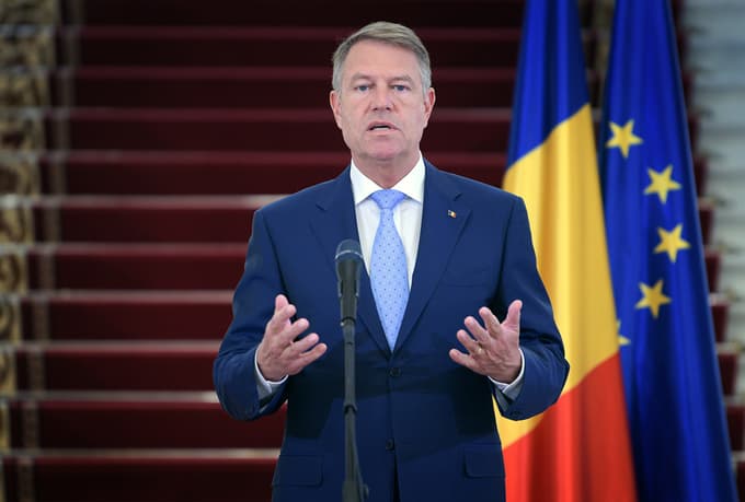 Romunski predsednik Klaus Iohannis