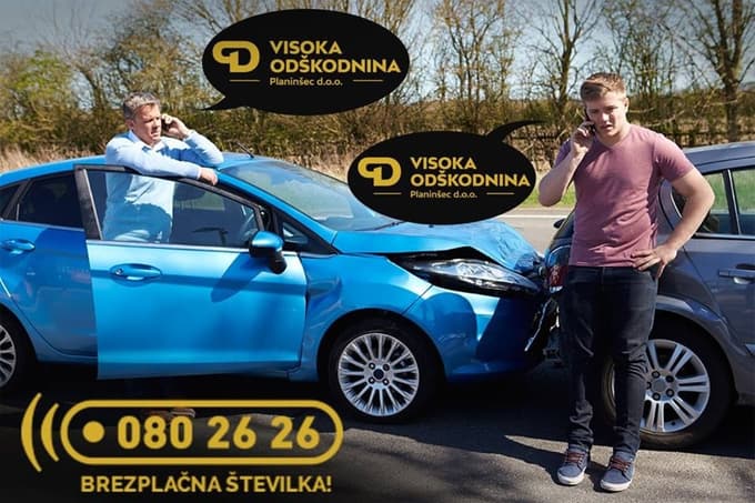 Odškodnina za poškodbo pri prometni nesreči