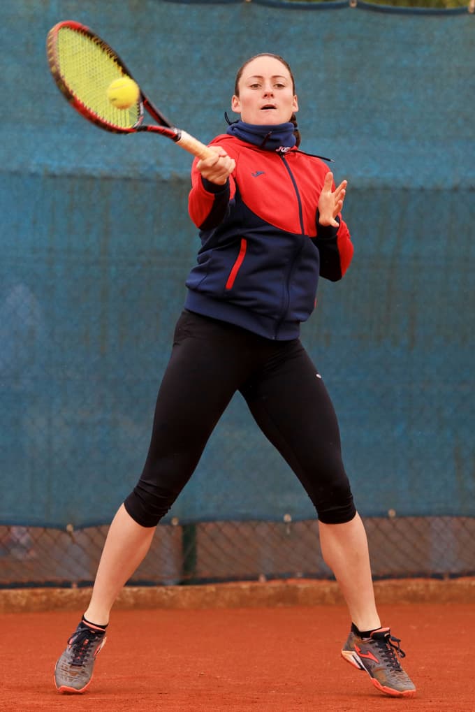 (FOTO) Na treningu s Tamaro Zidanšek: Kar tresla se je ob pomanjkanju tenisa