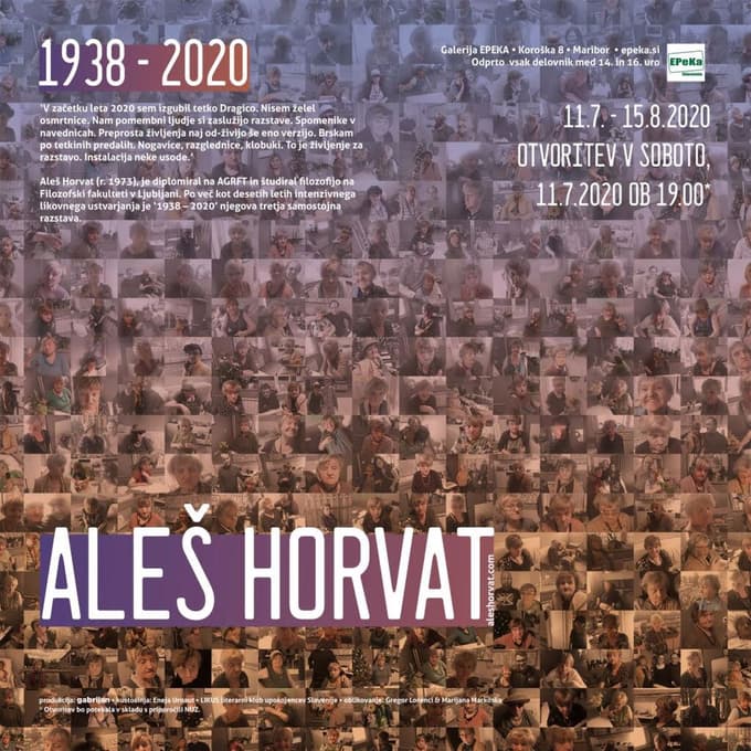 Razstavno vabilo Aleša Horvata v Epeko