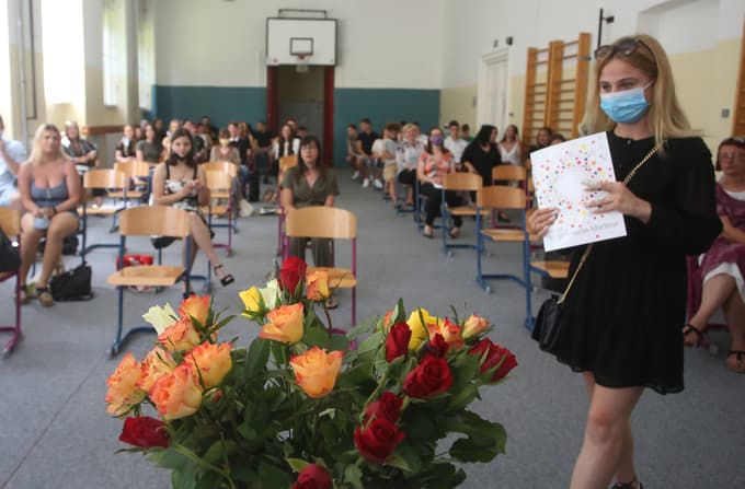 Podelitev maturitetnih spričeval na mariborski III. gimnaziji