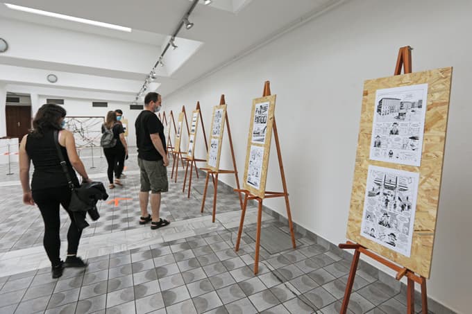 Ognjeni krst fašizma v stripovskih sličicah