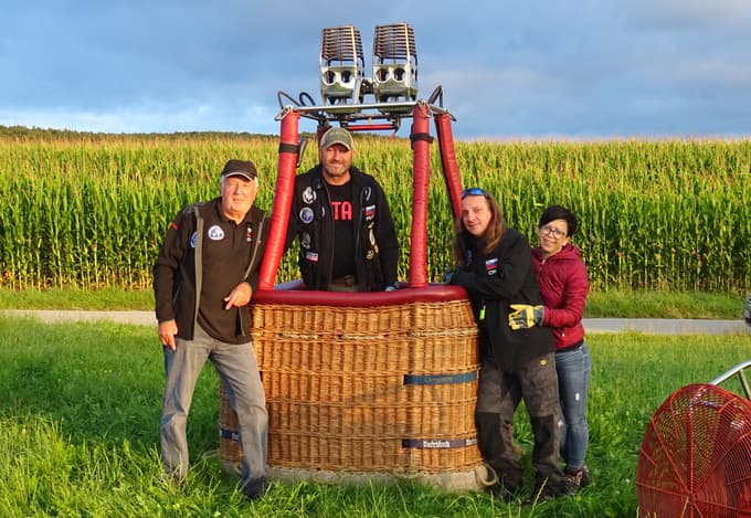 Brez zemeljske ekipe ni poleta z balonom.