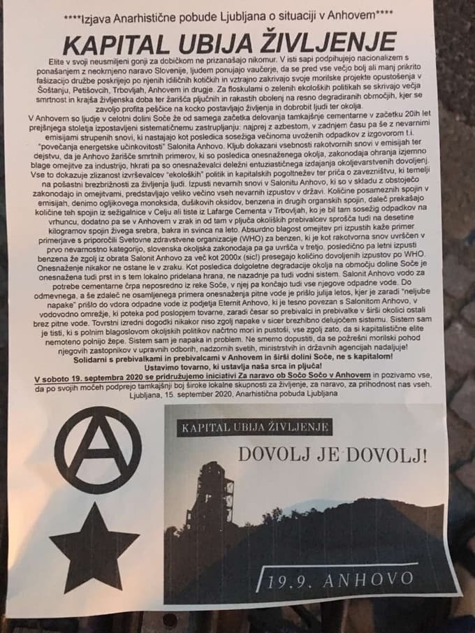 22. protivladni protest v Ljubljani