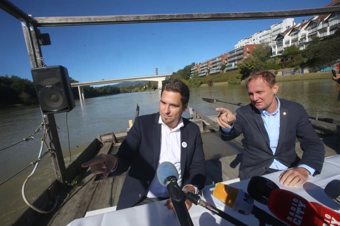 (FOTO) Projekt Naša Drava bo oživljal splavarjenje in športe na in ob reki Dravi