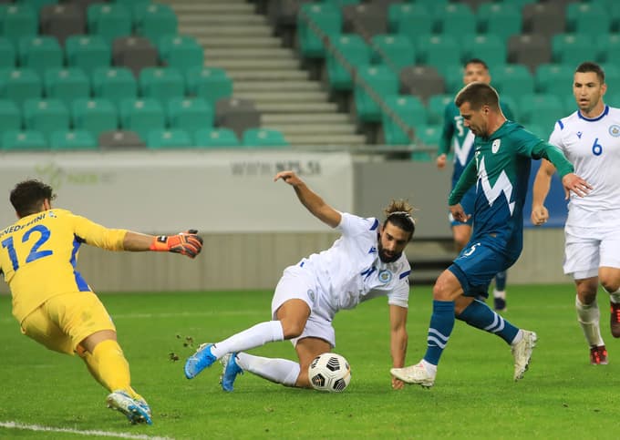 Ljubljana. Stožice. Nogomet. Slovenija: San Marino Damjan Bohar