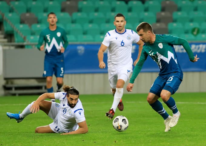 Ljubljana. Stožice. Nogomet. Slovenija: San Marino Damjan Bohar