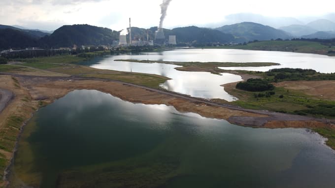 Pregrada z jezerci med Velenjskim in Šoštanjskim