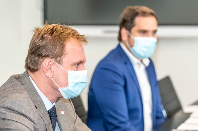 Samo Peter Medved in Uroš Rozman.