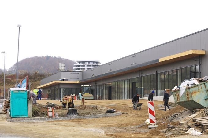 V Šentilju pospešeno gradijo več novih trgovskih centrov.