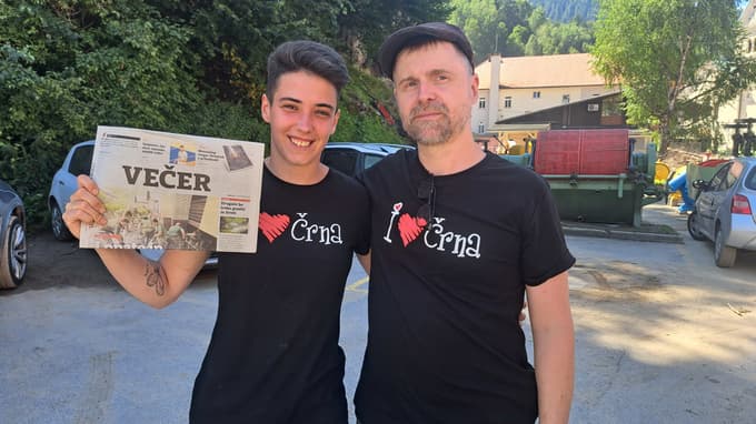 Ciril Horjak je raznašal Večer, izročil ga je tudi Daši Marošek