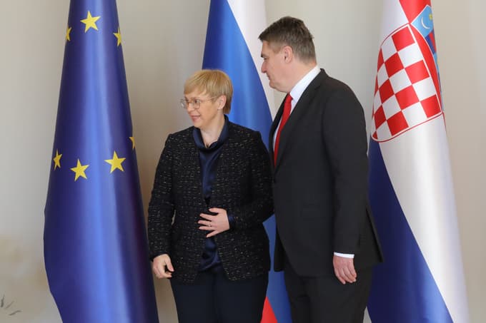 Nataša Pirc Musar in Zoran Milanović