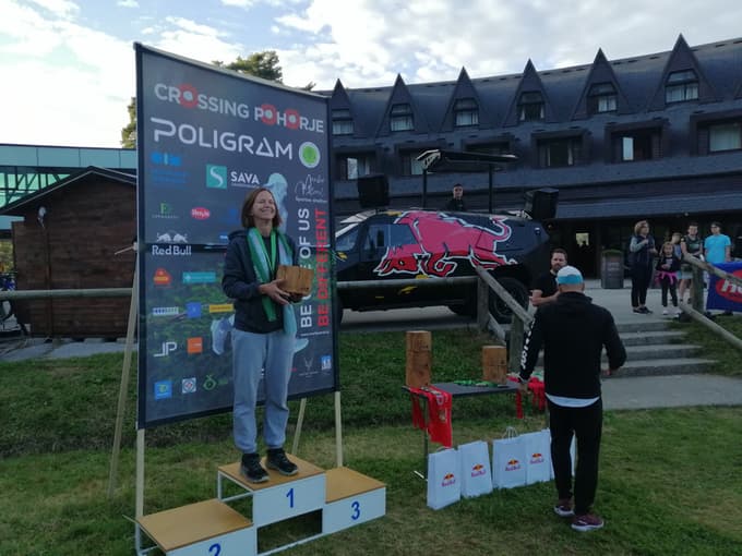 Prva ženska v cilju, Zala Košar