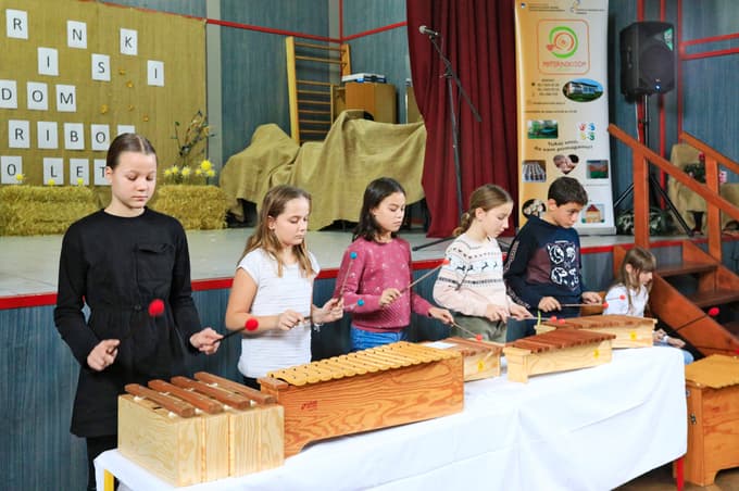 Program so pripravili otroci iz Osnovne šole Kamnica