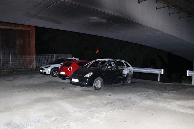 Požig vozil na območju PU Maribor