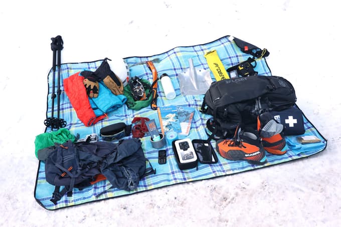 Oprema ob zimskem obisku gora