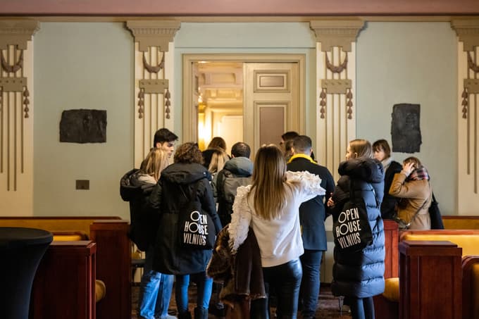 Open House Europe partnerji na ogledu Vilne