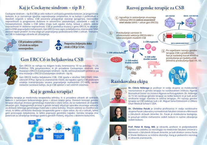 Društvo Viljem Julijan za deklico Karolino zbira dobrodelne prispevke za razvoj zdravila.