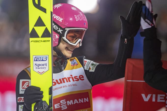 Francozinja Josephine Pagnier je z zmago obdržala prvo mesto v skupnem seštevku svetovnega pokala.