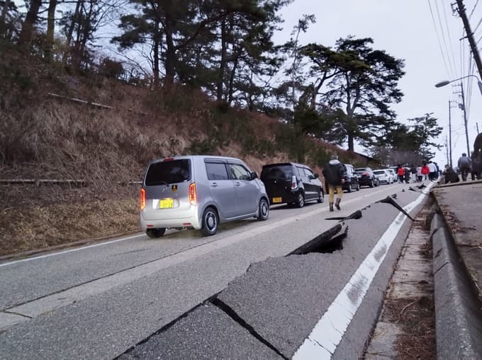 (FOTO in VIDEO) Poglejte trenutek, ko je Japonsko stresel potres z magnitudo 7,6